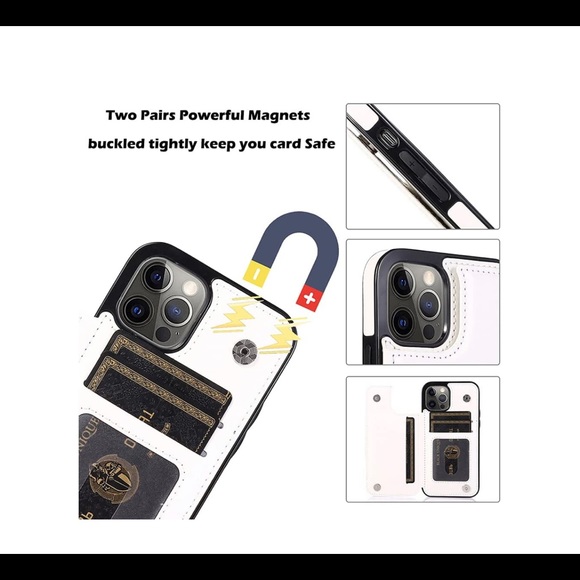 uCOLOR Accessories Ucolor Flip Leather Wallet Case Card Holder For Iphone 2 And 12 Pro 5g 61